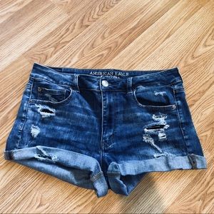 American Eagle super stretch high waisted shorts.